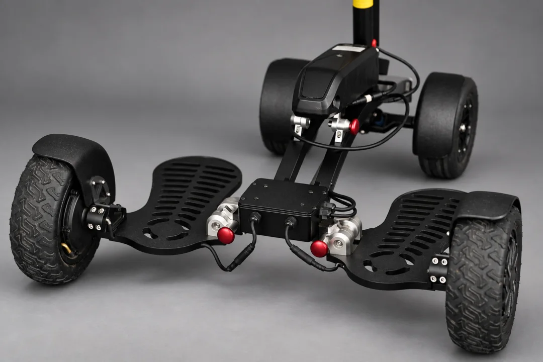 Wide riding deck